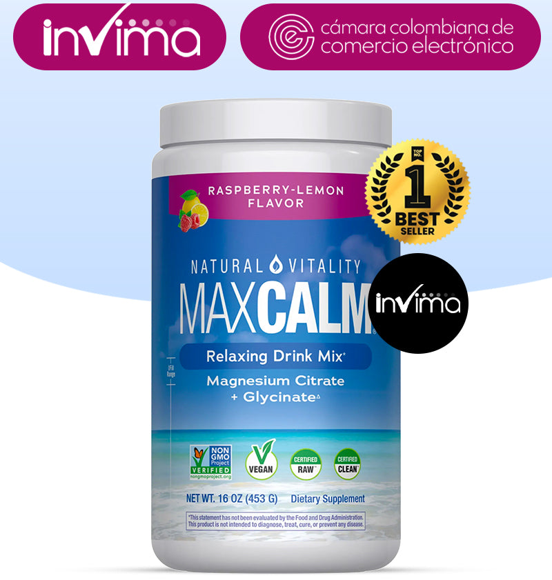 MAXCALM® Citrato Magnesio + Glicinato.